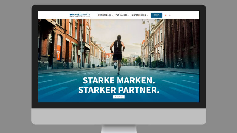 Arnold Sports - Der Webauftritt eines Sportvertriebes