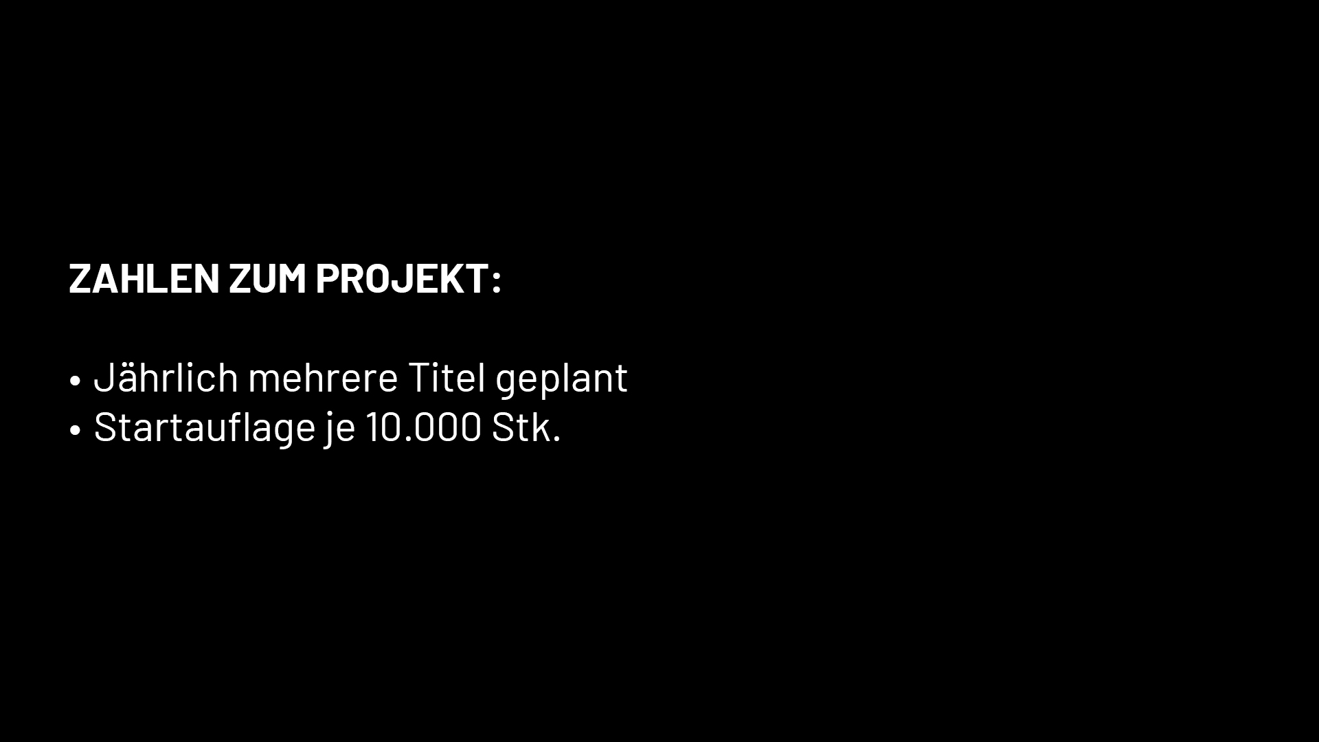 Textfeld Zahlen zum Projekt